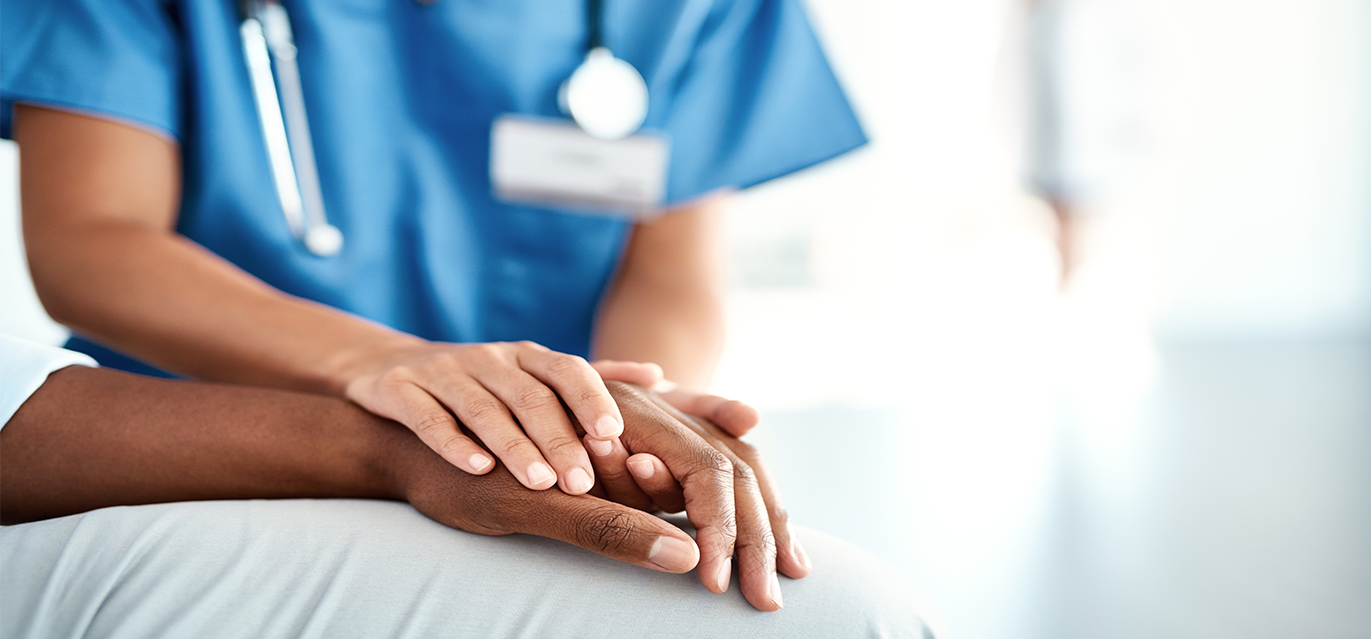 Healthcare provider with patient