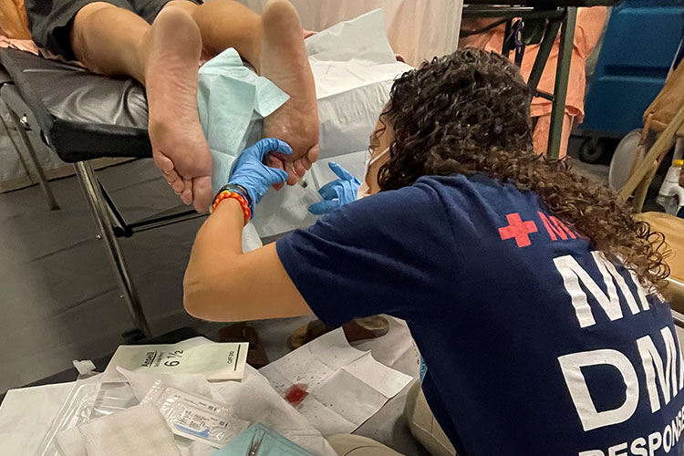 Yellow pills on a manufacturing rack