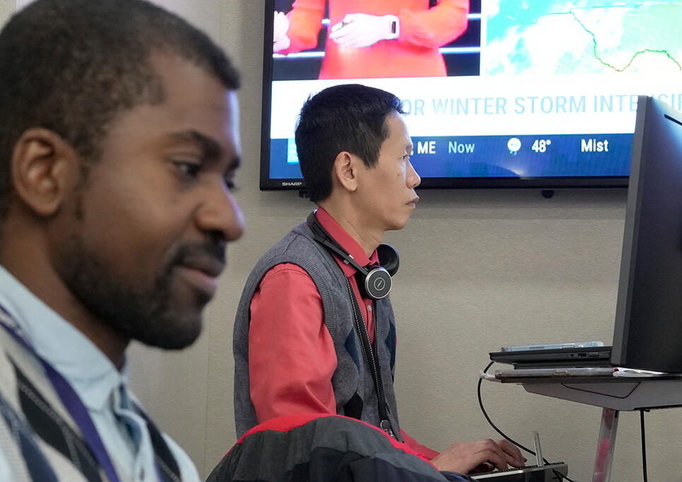 Team coordinating communication and response updates