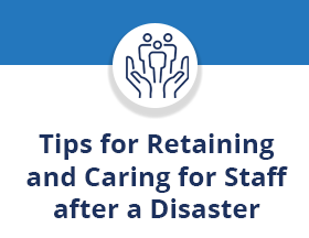 Staff care after disaster