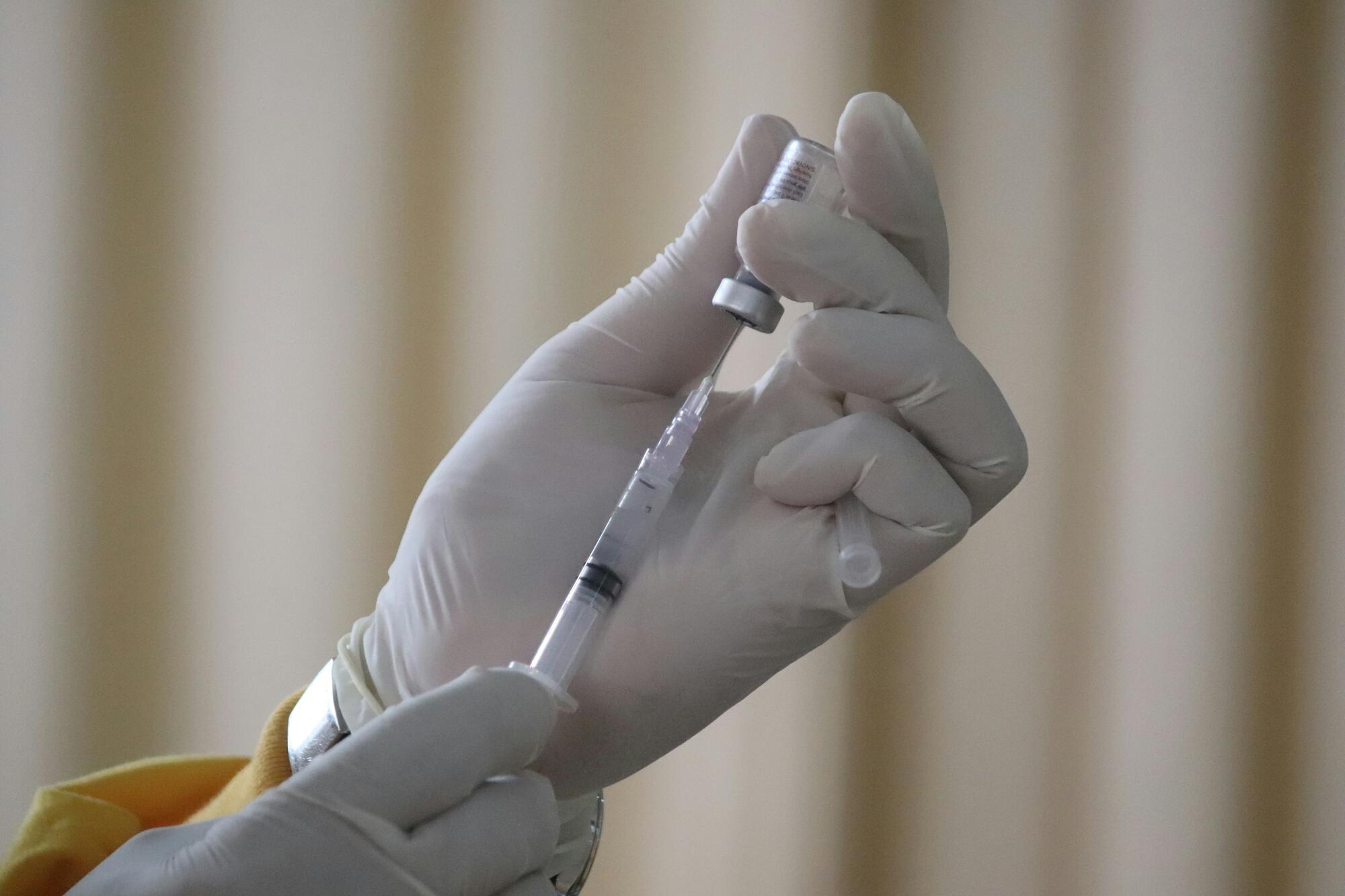 Monkeypox vaccine vial
