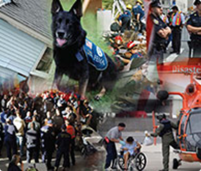 Collage of Hazards and Emergency Response